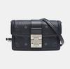 [Pre-Owned] Silver Hardware Monogram Print Chain Shoulder Bag Coated Canvas Leather Crossbody Mini - Very Good #I7GBZC