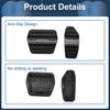 FUELHOOD 2pcs Automatic Foot Pedal Pad Foot Axle Pedal Cover for Nissan Roox B40 Series 2020/03- Aluminum Alloy Black