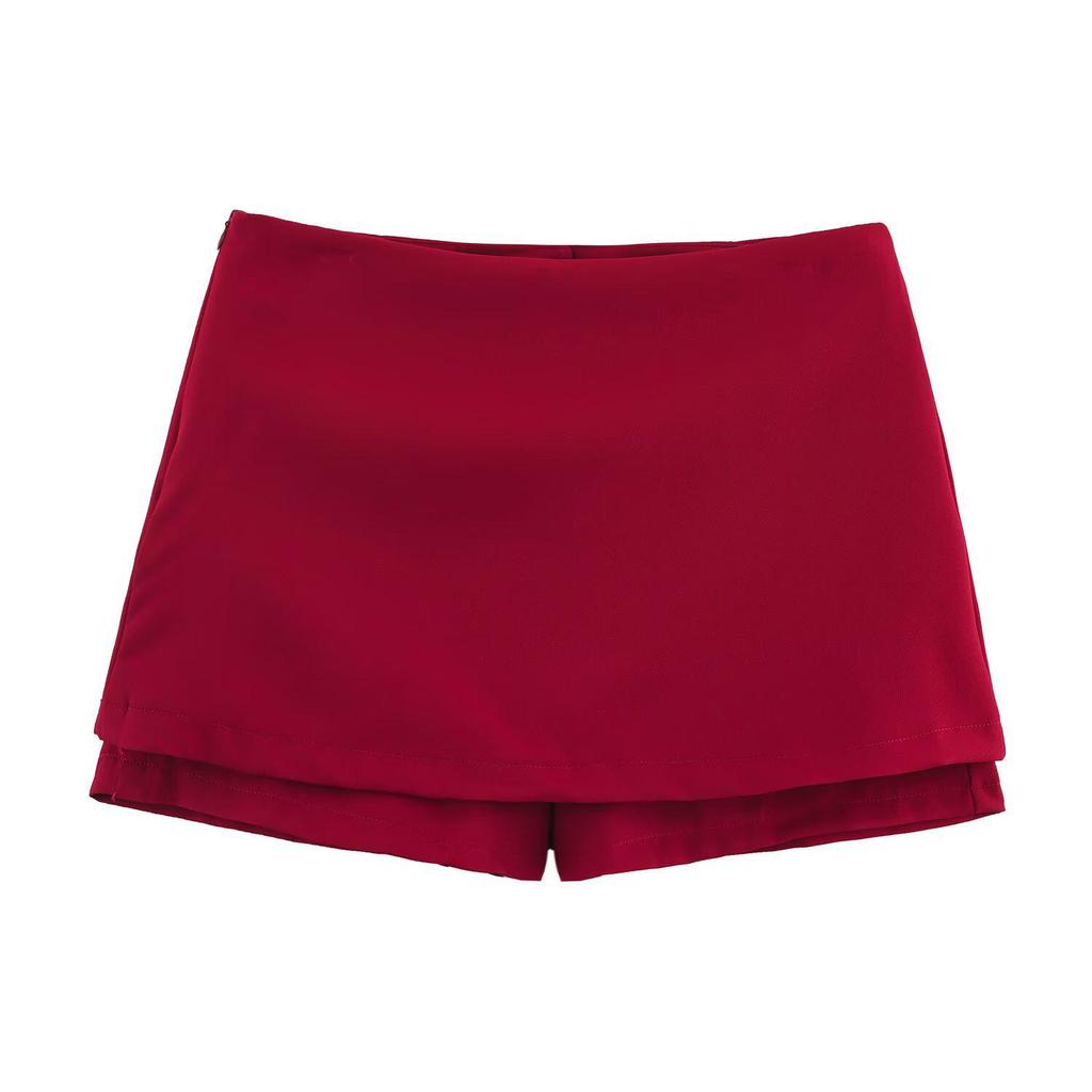 2025 Spring Women's European and American Halter Neck Shirt Dress Pants