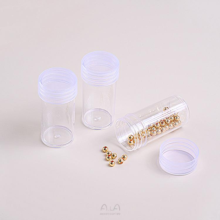 Transparent Round Bead Dispenser Box - 60-Bottle Diamond Painting & Jewelry Seed Bead Storage