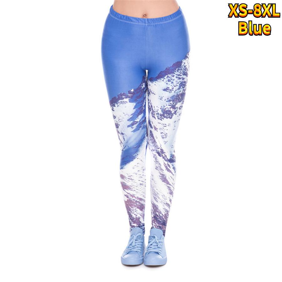 

Женские красочные принты орлов, эластичные леггинсы для йоги, фитнеса, бега, тренажерного зала, спортивные брюки для активного отдыха XS синий