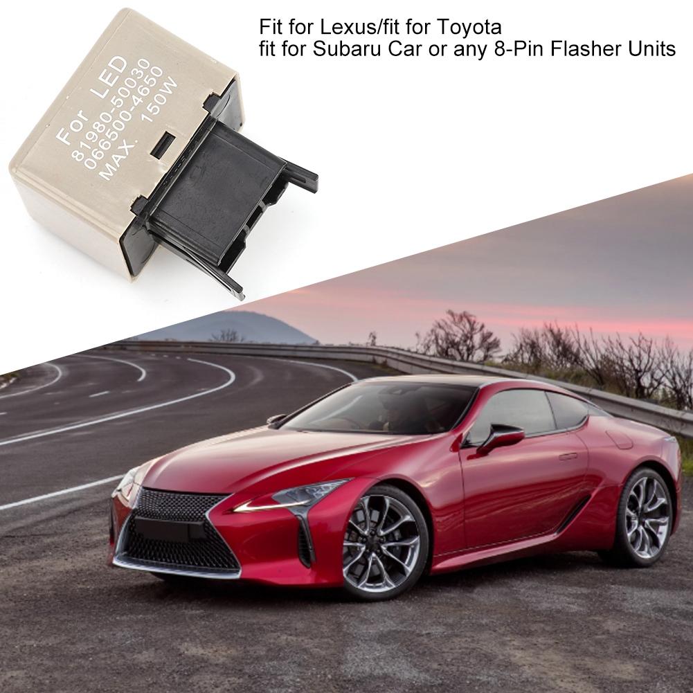 8 Pin Electric LED Flasher Relay Fit For Lexus LED Turn Signal Light Lamp 81980 50030