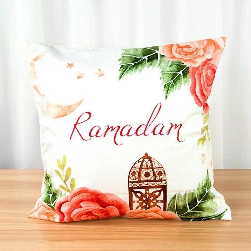 

Ид Мубарак украшения дома наволочки исламские украшения Рамадана мечеть мусульманские наволочки подарок 40x40cm