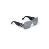 Off White Aspen Silver Mirror Shield Unisex Sunglasses Oeri14g 7272 141