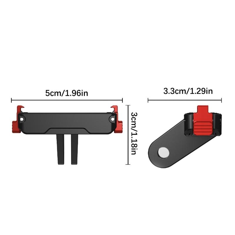 Metal Silicone Camera Clip For Sports Camera Wearable Devices Featuring Easy Installation And Lightweight Design