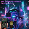 Devil Eyes Light Programmable LED Display Soft/hard Screen LED Matrix Pixel Panel App Control USB Poweded for Cars Windshield