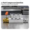 Pneumatic Manifold with Ball Valve Industrial-Grade for Technicians, Mechanics