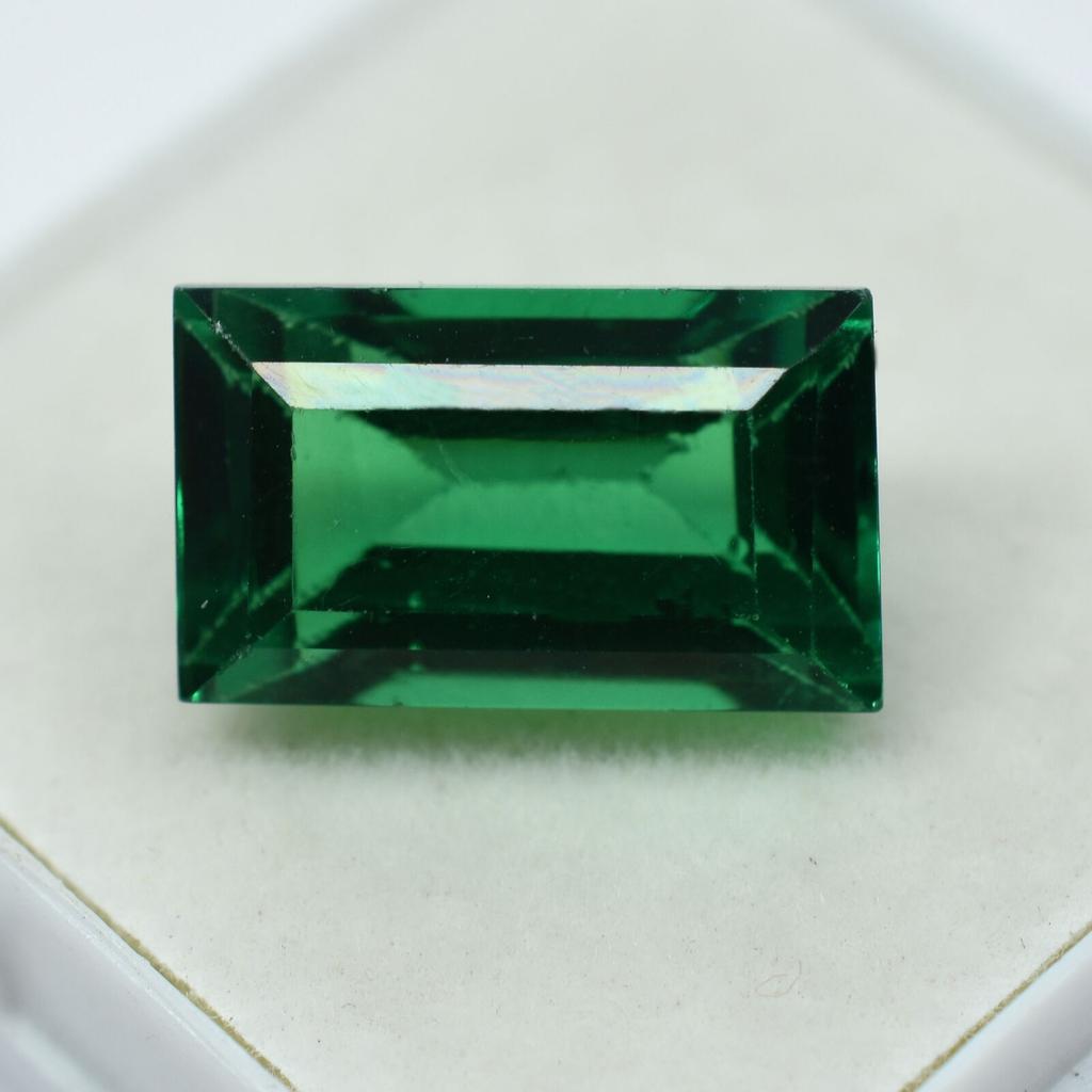 Ring Size NATURAL Green Emerald Tourmaline 10.30 Ct CERTIFIED Loose Gemstone L-913xc