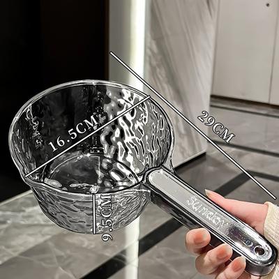 Durable Thickened Dipper Water Ladle PET Unbreakable Bathing Spoon Transparent Watering Flowers Spoon Kitchen Gadgets