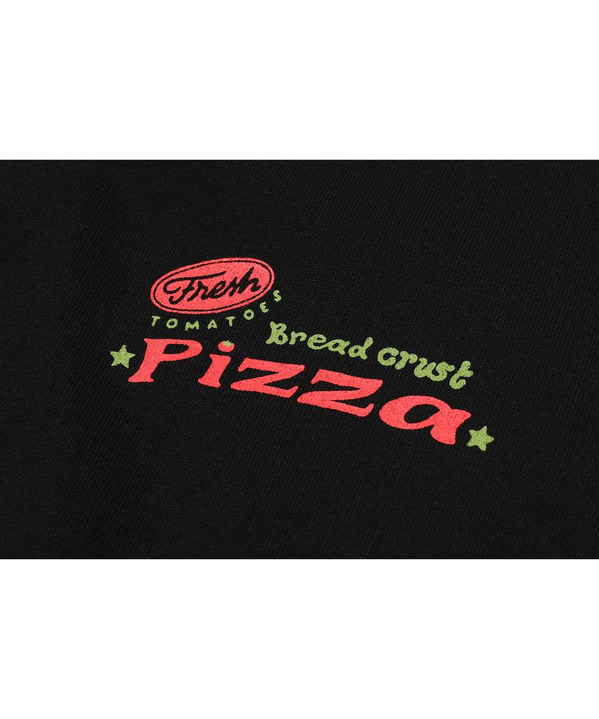 CPGN STUDIO Tomato Pizza Short Sleeve T-Shirt Black