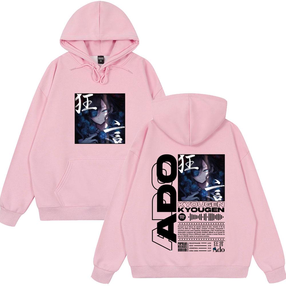 Ado World Tour 2025 Hibana Kyougen Wear Men Women Clothing Fashion Cotton Casual Hoody Oversized High Quality Tops Casual Hoodie