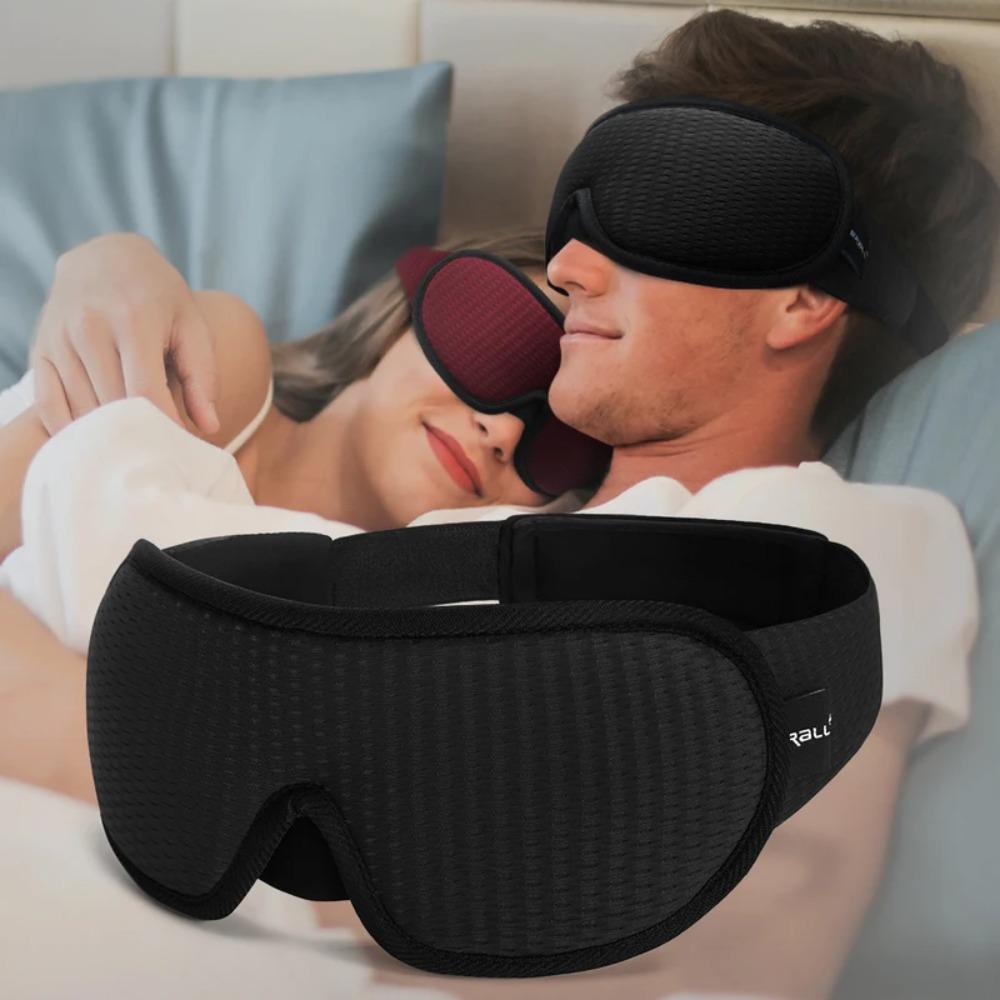 

Soft Eyeshade Blockout Light Eye Mask Portable Eye Patches Hotel красный