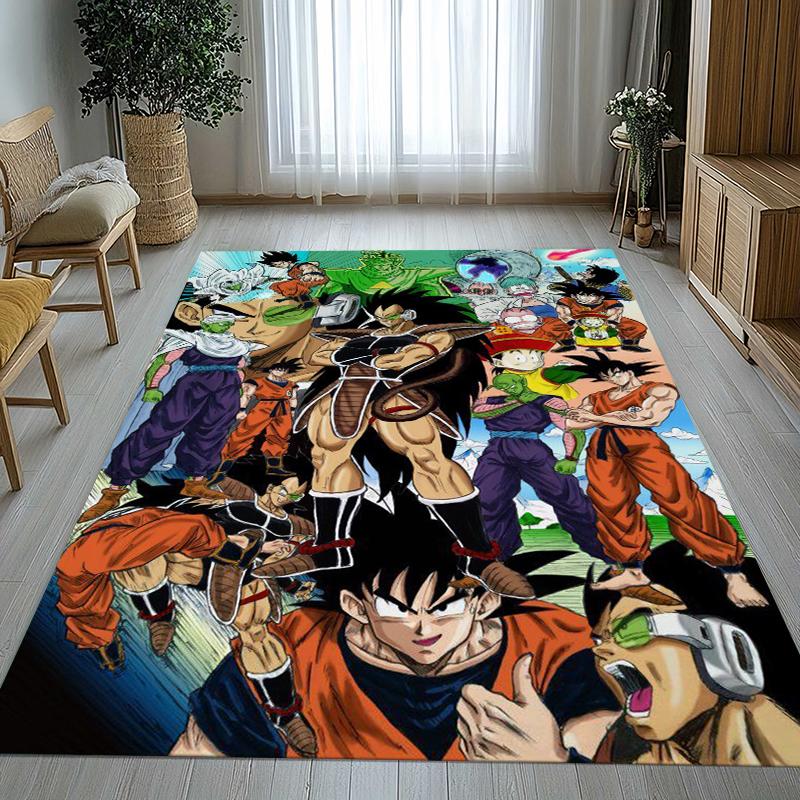 

Anime D-Dragon Ball Game Cartoon Living Room Non-Slip Area Rug Soft Carpet for Bedroom Kids Playroom Sofa,Home Decor Doormat 40x60cm