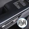 Car Accessories Inner Window Lift Door Lock Switch Control Panel Cover Trim Compatible with Lexus NX 250 350 350h 450h+ 2025 2024 2023 2022 (Carbon