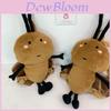 Cute Southern Cockroach Plush Backpack With Splicing Design For Daily Use