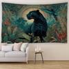 Vintage Cheetah Plant Art Tapestry Soft Cute Style Bedroom Living Room Wall Hanging Warm Atmosphere Home Decor