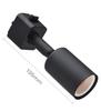 HaruDesign Lighting Rail Socket Fixture (Matte Black) for E26 Bulb Bases, Compatible with Heavy Lights, Set of 2