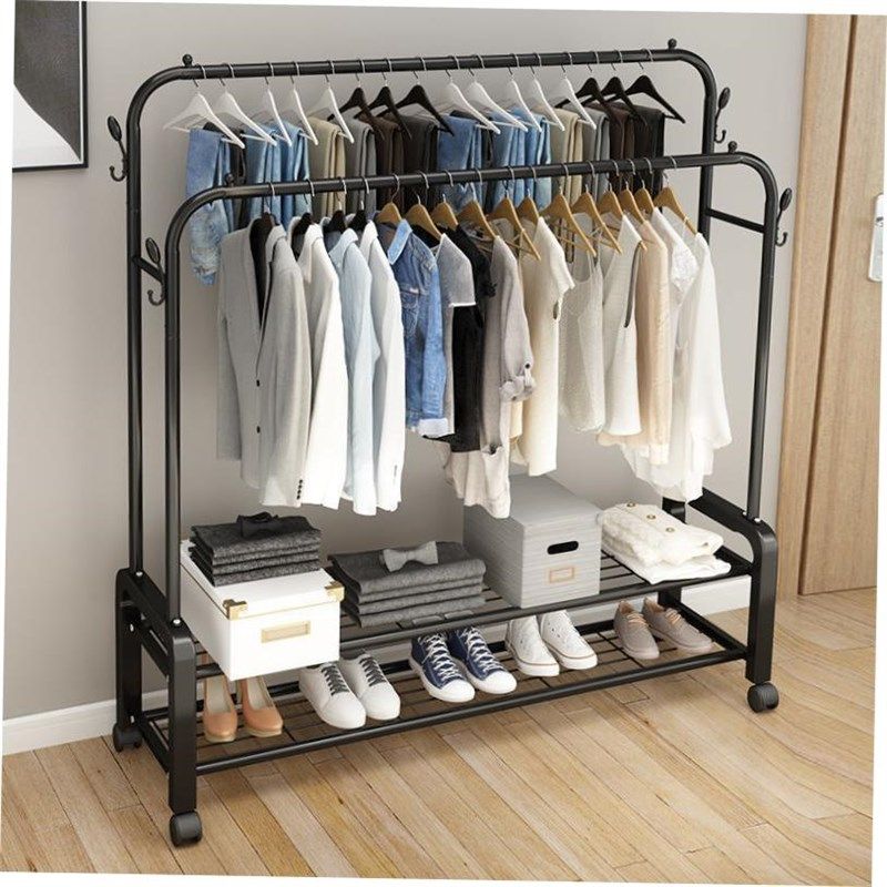 Hanging Clothes Rack One-pole Hanger Bedroom Simple Drying