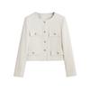 Autumn new women's style design sense fashion versatile casual button coat