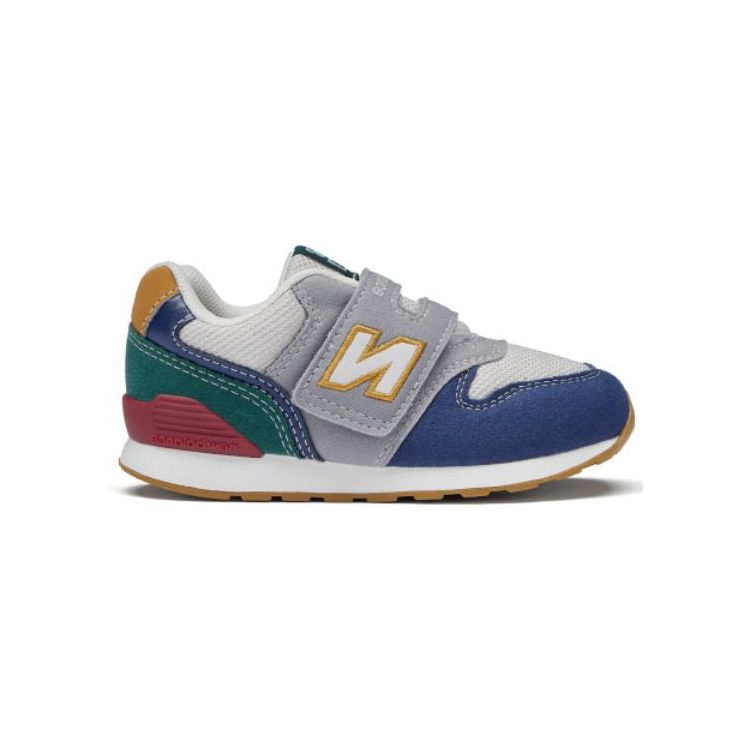 New Balance Nb 996 Сетчатые Амортизирующие Дышащие Низкие Кроссовки Детская Обувь Серо-Синие IZ996JO3