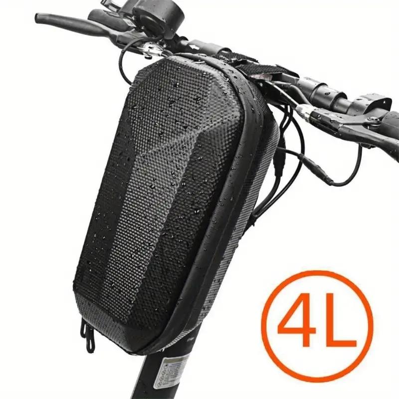 High-Capacity Waterproof Electric Scooter Handle Storage Bag Durable Removable Design for Bike And Balance Bike
