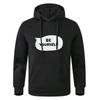 Long Sleeve Teens Autumn Gray Black Hooded Sweatshirt Hoodie Sportswear