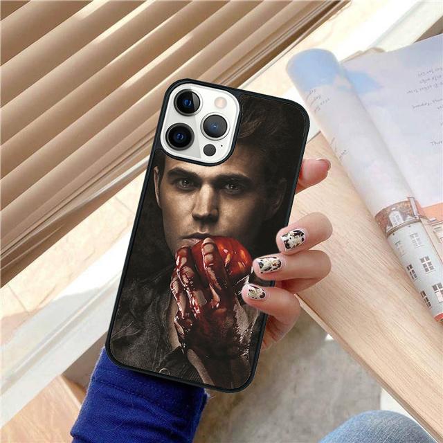 Vampire Diaries Stefan Salvatore Handyhülle Cover Für iPhone 17 Air 16 15 14 11 13 Pro Max 12 Plus Max Hülle Coque