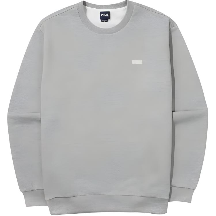 FILA Sweatshirts Unisex Gray Crew Neck Moderate Regular FS2POG4101UL-ML 110
