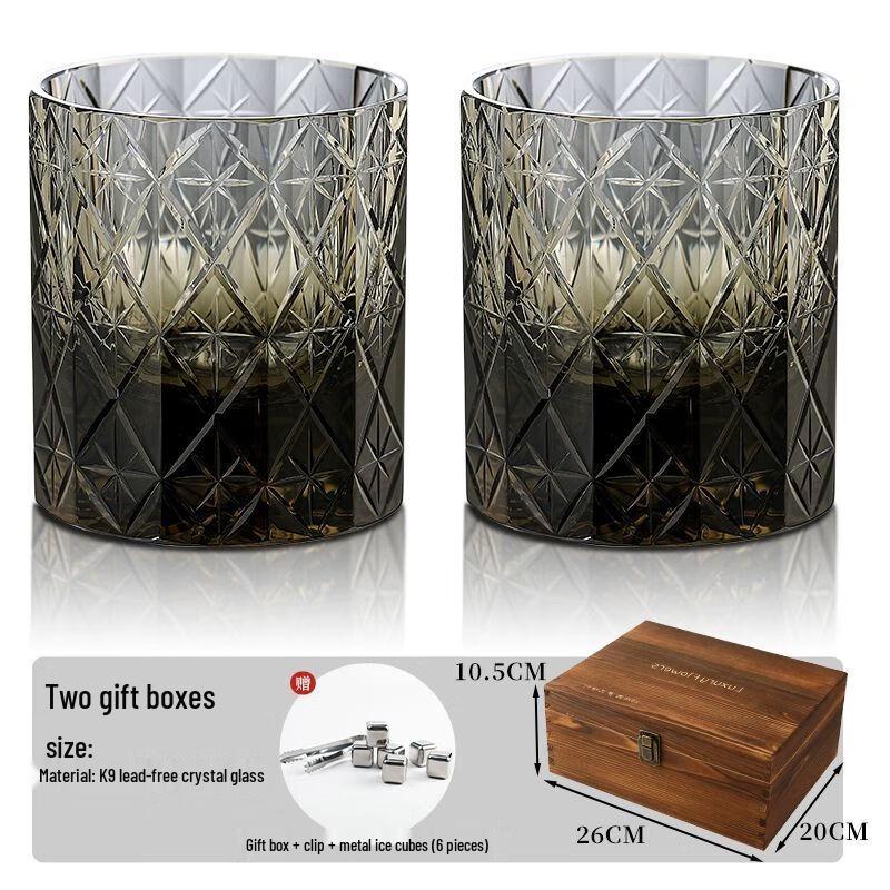 

Hand-Carved K9 Crystal Starlight Whiskey Glass