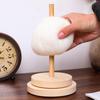 Portable Wooden Yarn Holder Wooden Yarn Organiser for Knitting and Crochet Round Thread Roll Holder Stand Yarn Holder Dispenser