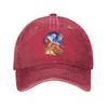 Warrior Cats Fireheart Bluestar Washed Denim Cap Casual Baseball Caps Adjustable Hat Summer Unisex Baseball Hats