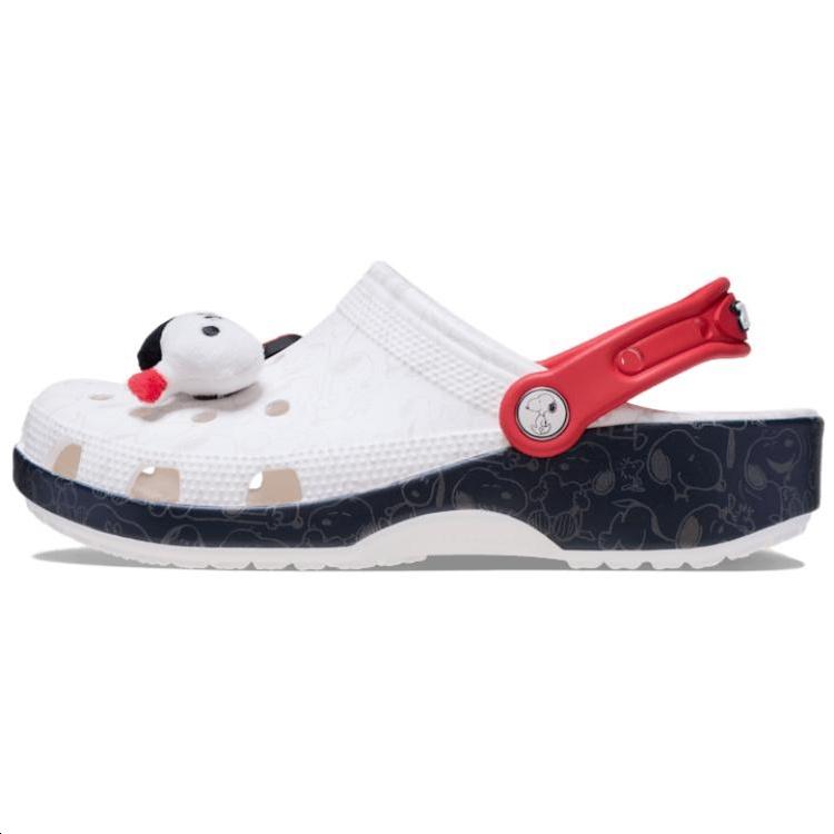 Crocs x Peanuts Snoopy Classic Clog White Black Men s 211124-90H EU 34-35