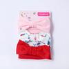 3Pcs/Set Baby Headband for Girls Bowknot Flower Hairband Cotton Bow Hair Band Kids Hair Accessories