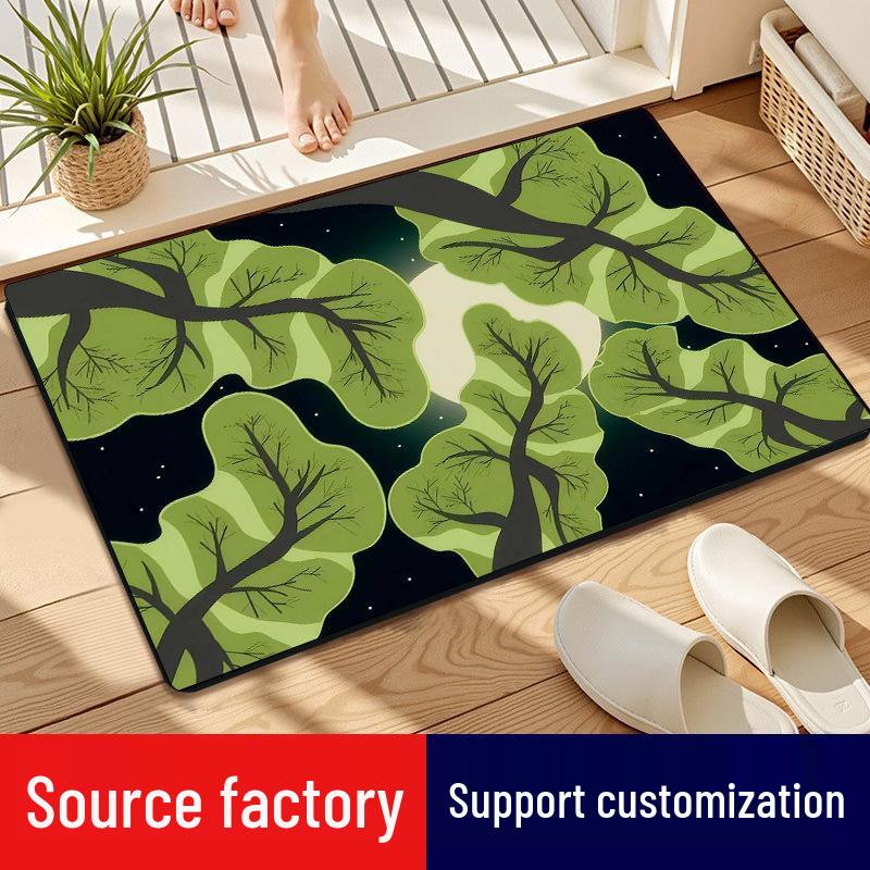 Tech Fabric Natural Rubber Plant Series XL Floor Mat