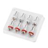 Audiophile RCA Jack Plug Copper Rhodium/Gold Plated CMC RCA Socket for Speakers Terminals Audio Wire Connectors Panel RCA Female