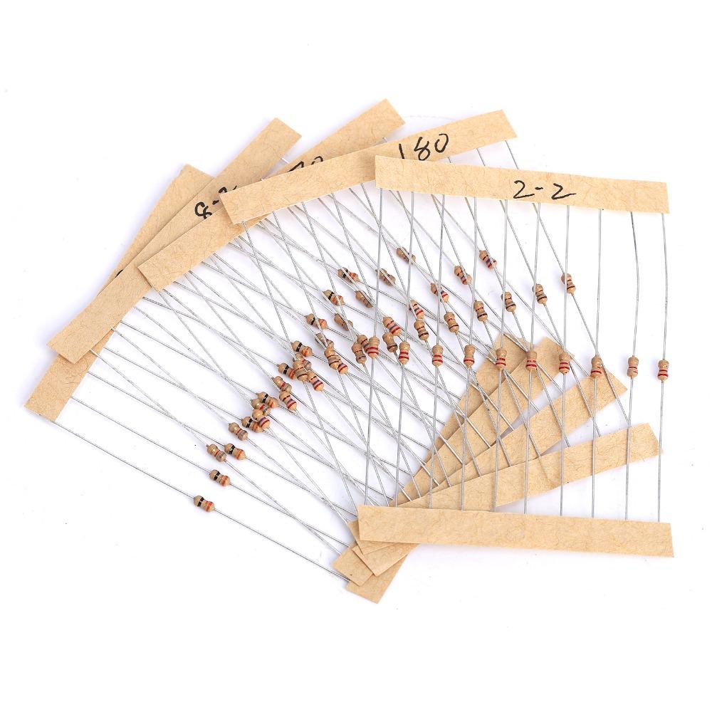 640PCS 1/6W Resistor Assortment Kit 5% Tolerance Fix Resistors DIY Resistor Kit  DIY Project