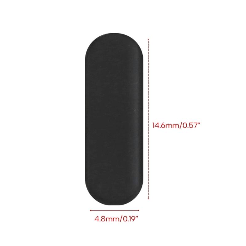 Set of 4 Black Rubber Feet for Thinkpad T480S Laptop Non-Slip Bottom Base Covers with Sticker Computer Accessories