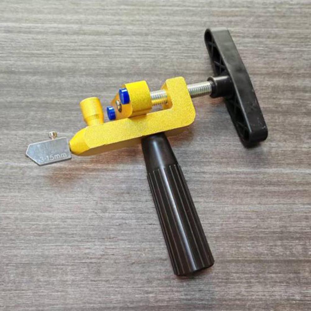 Glass Tile Cutting Tool 2 in 1 with Roller Blade and Crushing Pliers for Precise Scoring and Cutting on Tiles and Glass Surfaces