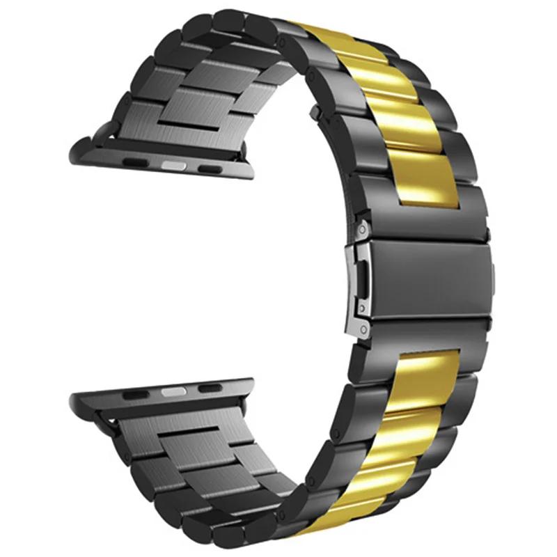 Stainless Steel Strap For Apple Watch Ultra 2 49mm 45mm 41mm 40mm 44mm 46mm Watch Strap Metal Bracelet For iWatch 10 9 8 7 6 5 4