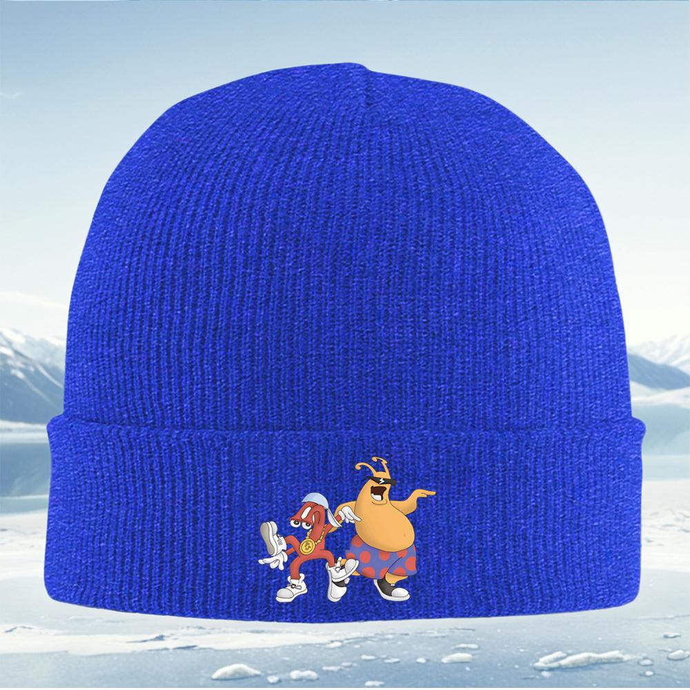 Dancing Cartoon Figures Stylish Outfits Men Women Unisex Knitted Hat Beanie Pullover Cap Winter Thermal Warm Christmas Outdoor C