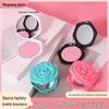 Portable Rose Flip-Top Double-Sided Compact Mirror - Small Gift for Girls