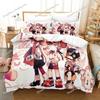 Anime Muse Dash Game Bedding Set Duvet Cover Bed Set Quilt Cover Pillowcase Comforter King Queen Size Boys Adult Bedding Set