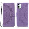 For Xiaomi Redmi 15 5G (EU) (171mm)/4G (EU) (171mm) Stand Case Imprinted Totem PU Leather Wallet Phone Cover with Wrist Strap