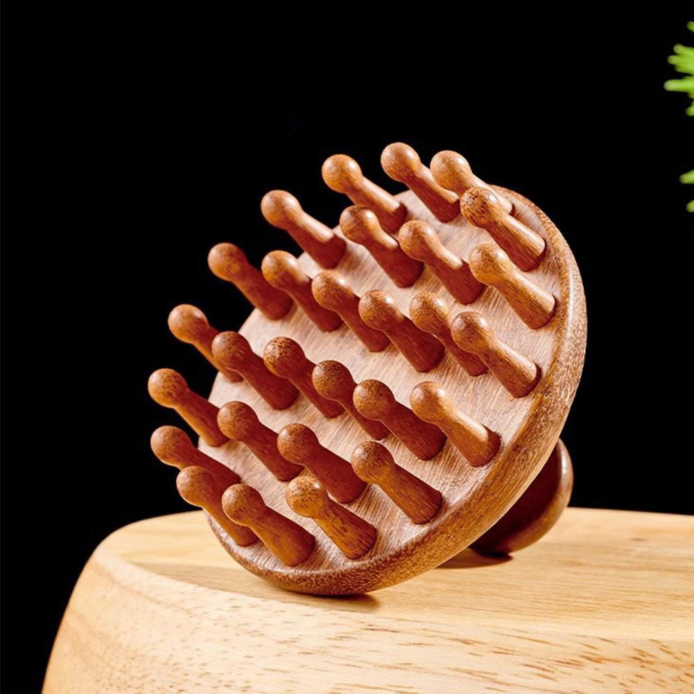 Multi-Functional Sandalwood Scalp Massage Comb Therapy Massage Comb Head Hair Comb Body Beautify Massage Care Comb