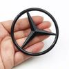WUGL8 For Mercedes Benz A 45S AMG W177 3D ABS Black A45S Logo Turbo 4MATIC Badge Car Rear Star Sticker Trunk AMG Emblem Accessories