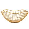 Wire Fruit Bowl Breathable Hollow Anti Overturn Thickened Durable Metal Metal Fruit Basket for