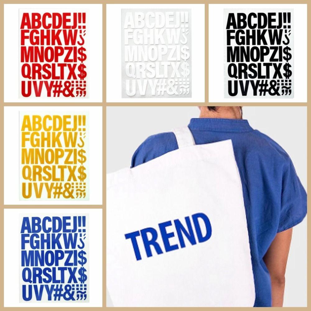 Transfer Iron on Letters Stickers Thermal Sticker Clothes Sticker Clothing Patches  Clothing