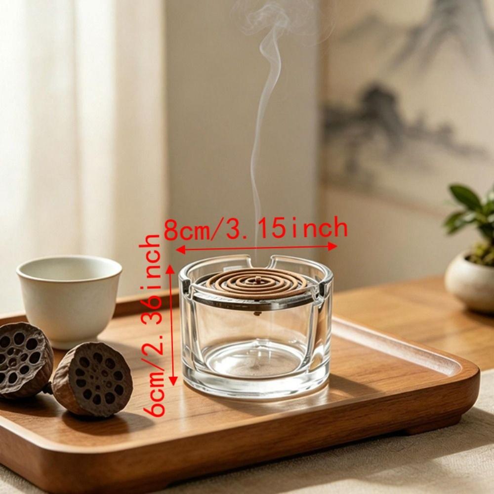 Creatieve Rookverspreider Glas Geur Brander Ambachtelijk Ornament Aromatherapie Kachel Binnen