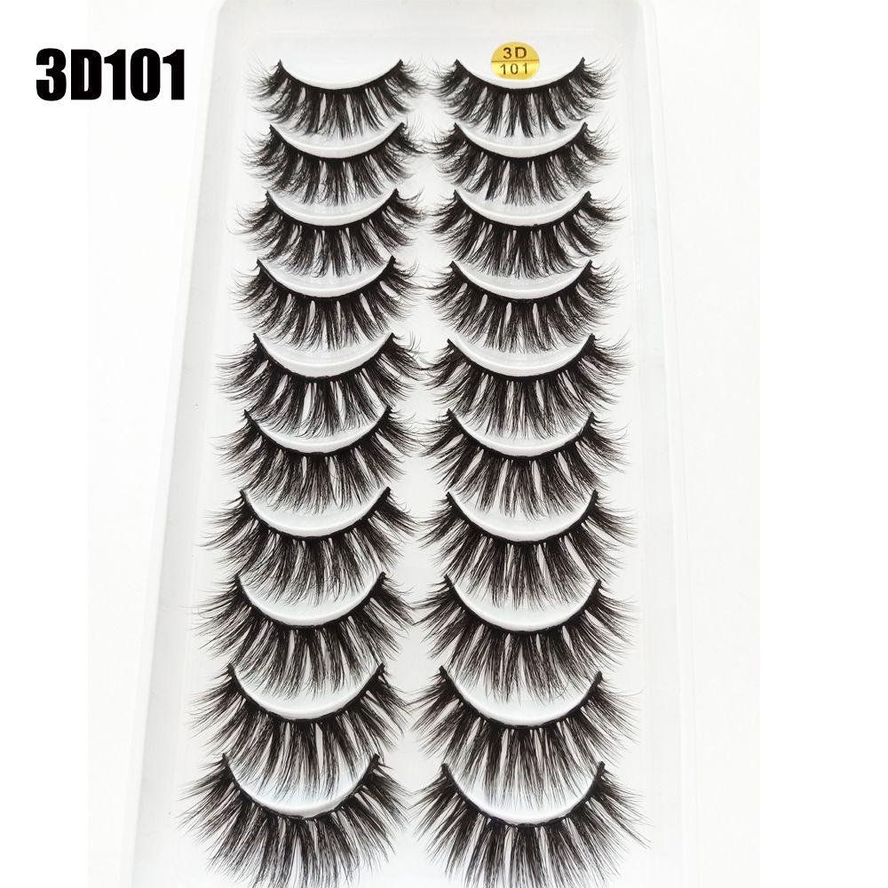 Eye Makeup Tools Multilayered Effect Lash Extension 3D Mink Hair Full Volume Thick False Eyelashes