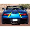 Carbon Fiber Look Rear Bumper Fog Cover Trims Accessories for 2014 2015 2016 2017 2018 2019 Chevrolet Corvette C7